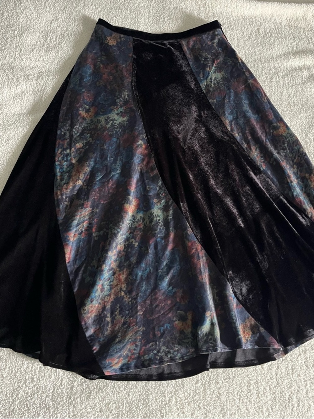 Wrong Side of Right Maxi Velvet Skirt